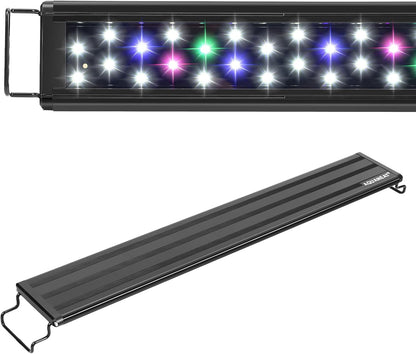 Aquaneat LED aquarium light fixture front view