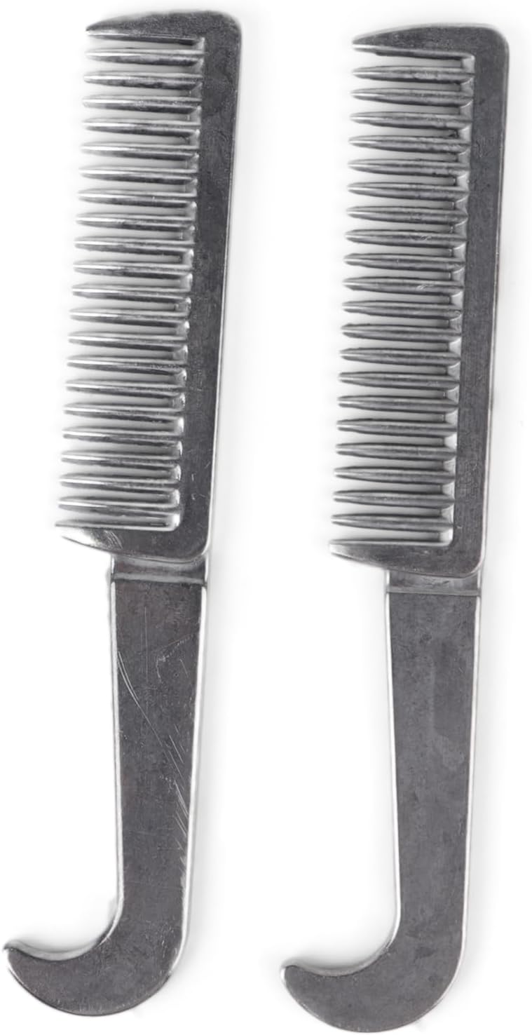 Ujeavette aluminum pony hair tail mini pocket combs front view