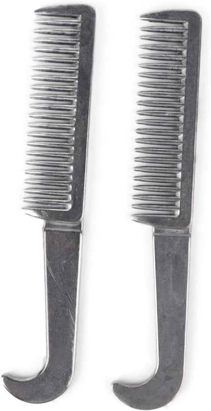 Ujeavette aluminum pony hair tail mini pocket combs front view
