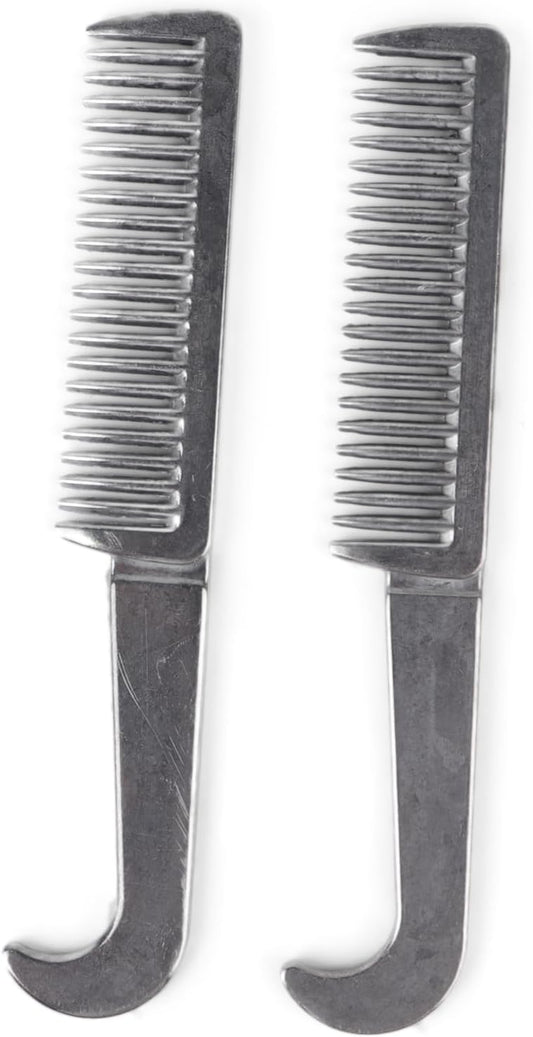 Ujeavette aluminum pony hair tail mini pocket combs front view