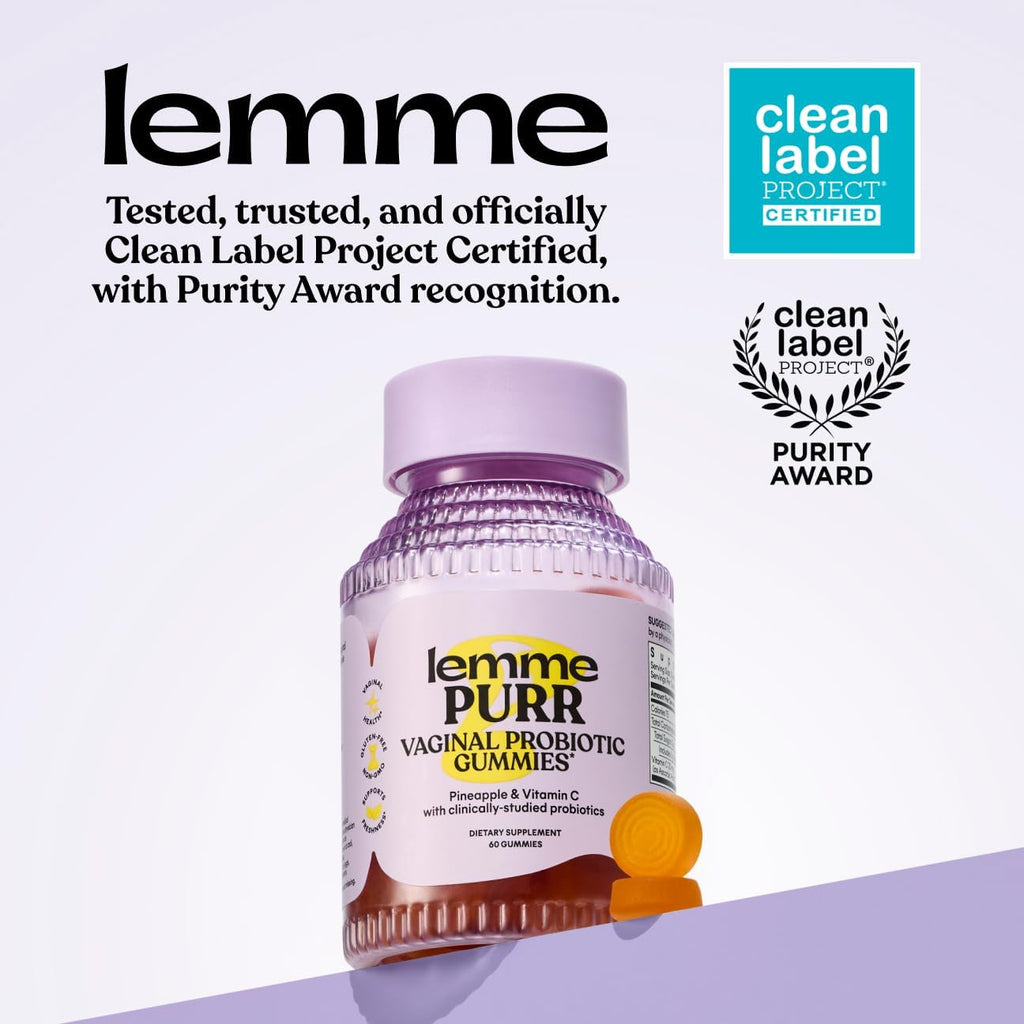 Lemme Purr Vaginal Probiotic Gummies for Women, 30-Day Supply - Image 5