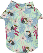 Soft cotton blend fabric texture for dog shirt