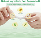 Fldofaves ear wipes packaging showing pet hygiene benefits