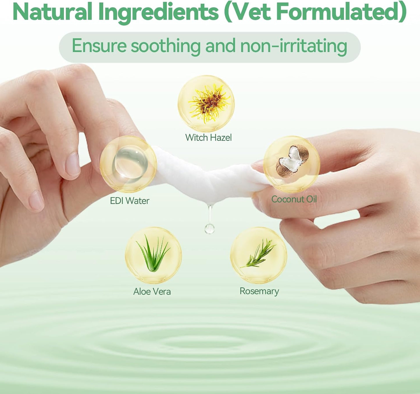 Fldofaves ear wipes packaging showing pet hygiene benefits