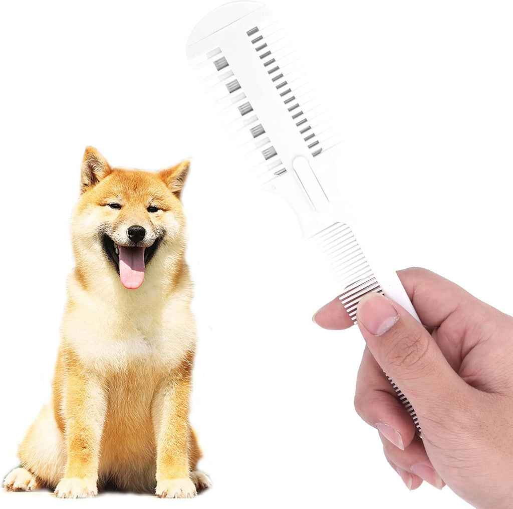 Ergonomic handle detail of KooingTech pet grooming tool