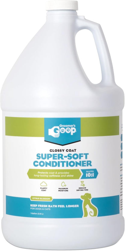 Premium Groomers Goop glossy coat sixteen ounce conditioner bottle product layout