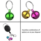 Outus multicolored bell accessories for animal collars