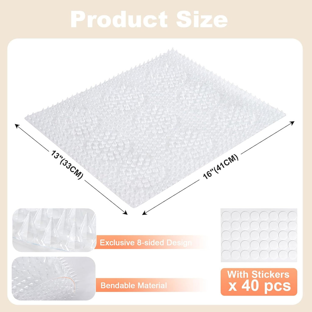 Uross cat deterrent mat with spikes on kitchen counter