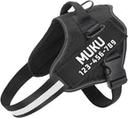 MUMUPET Service Dog Harness, No Pull Reflective Adjustable Vest with Handle, Soft Breathable Padding for Small Dogs, 2 Removable Velcro Patches (Red, S) - Image 15