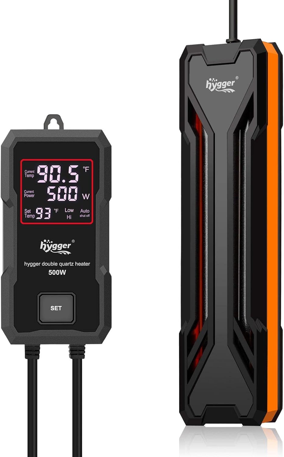 hygger Aquarium Heater 300W/500W/800W/1000W, Submersible Fish Tank Heater with Digital LED Controller and Intelligent Leaving Water Automatically Stop Heating System, for Freshwater and Saltwater - Image 9