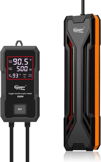 hygger Aquarium Heater 300W/500W/800W/1000W, Submersible Fish Tank Heater with Digital LED Controller and Intelligent Leaving Water Automatically Stop Heating System, for Freshwater and Saltwater - Image 9