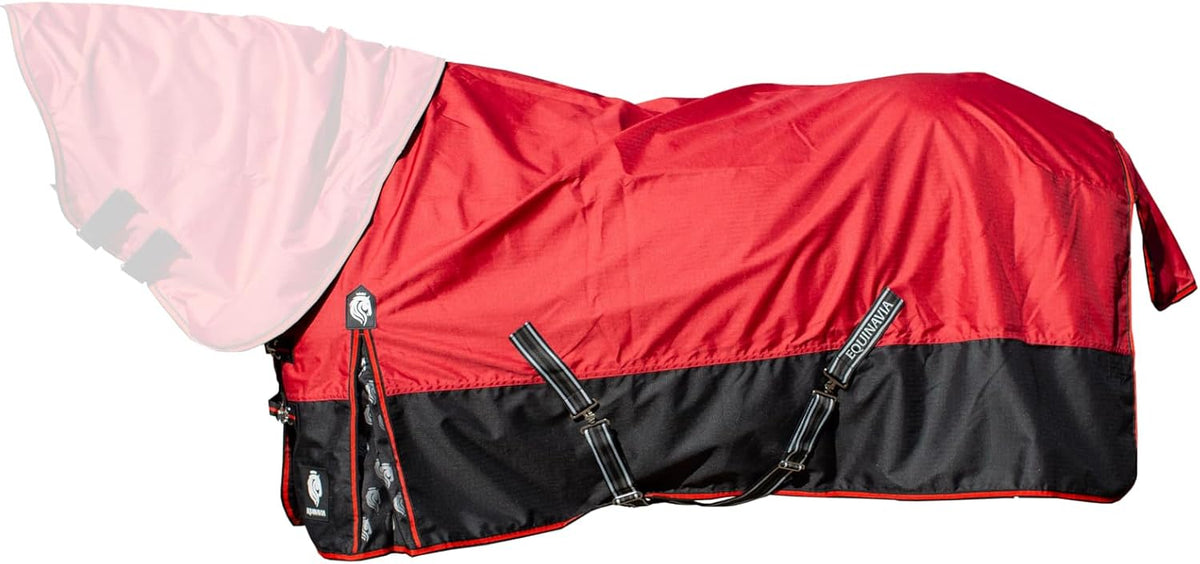 Equinavia Norse 200g Medium Weight Horse Blanket | Waterproof Winter Turnout - Black - 66 in - Black - 69 in - Image 12