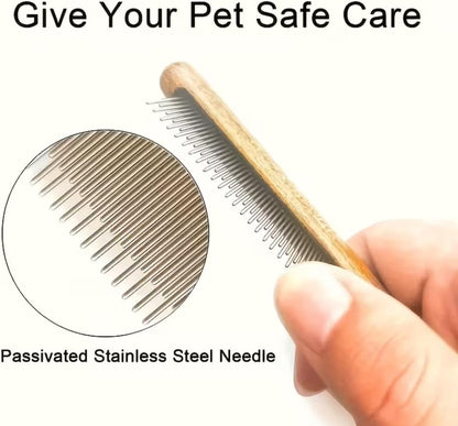Yddpet grooming comb removing fur from dog coat