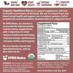 Nutrient rich hawthorn berry herbal powder for natural circulation support