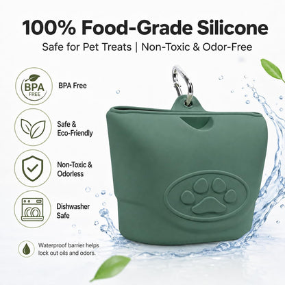 Zbborq silicone training bag showing magnetic closure