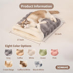 Cat inside SOMAHE plush sleeping bag burrow