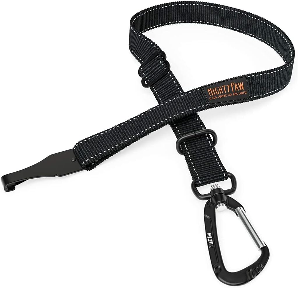 Mighty Paw Dog Seat Belt For Car Headrest - Distraction Free Driving, Heavy-Duty Aviation Grade Aluminum Carabiner, and Tactical Buckle.Adjustable Dog Seatbelt Harness for Small, Medium and Large Pets - Image 11