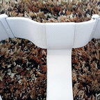 Side view of the identical replacement headband showcasing the flexible nylon build