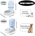 Leptzoa three gallon gravity pet waterer tank separated from base for easy cleaning