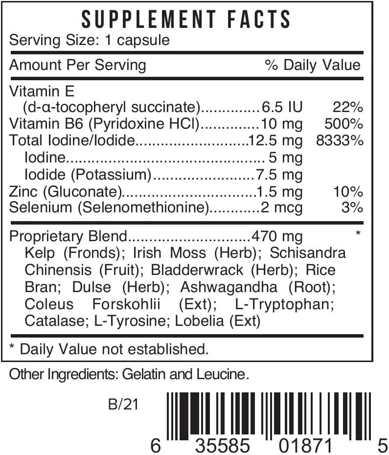 Systemic Formulas cellular energy and hormone balance supplement container