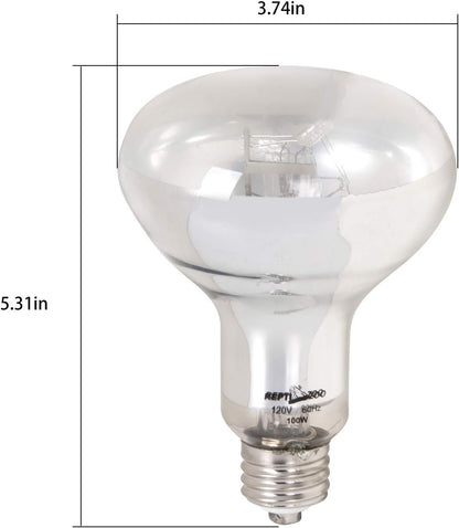 REPTI ZOO mercury vapor basking spot bulb unboxed close up
