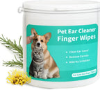 Gentle Pet Eye Wipes, Hypoallergenic Tear Stain Remover for Cats and Dogs, 100 Count Unscented Cleaning Pads with Adequate Fluid Content - Image 9