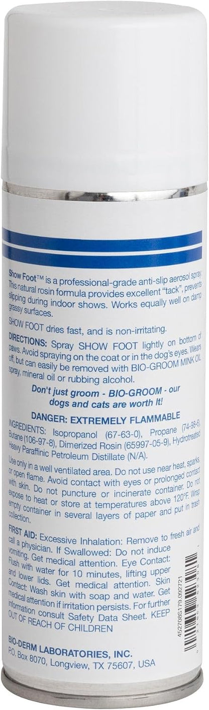 Can of Bio-Groom Show Foot dog paw protector spray