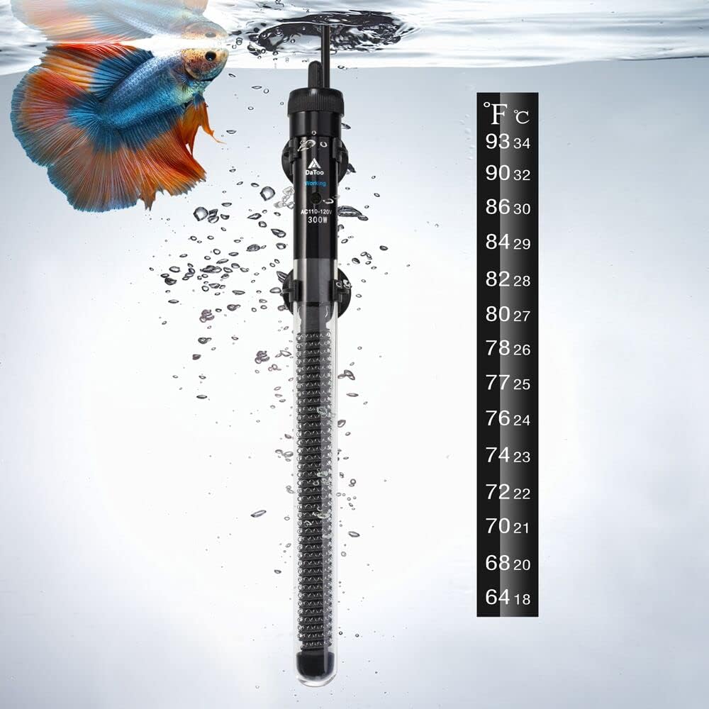 DaToo Aquarium Heater Adjustable 50W Submersible Fish Tank Heater with Electronic Chip Thermostat Suitable for Marine Saltwater and Freshwater - Image 11