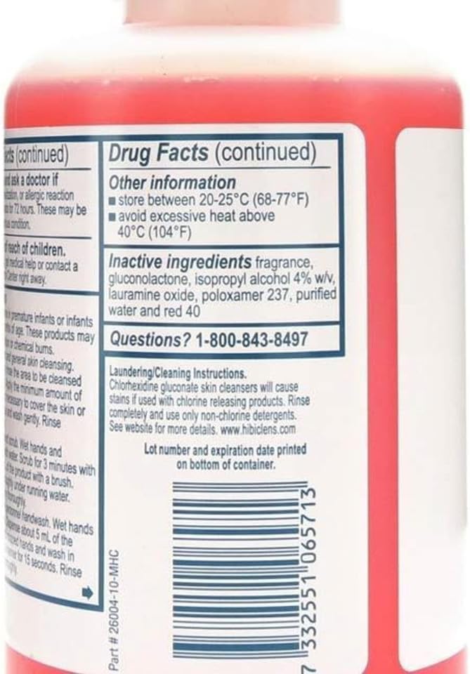 Molnlycke Health Care Hibiclens Liquid Antiseptic 16 Oz Includes Hand Pump - Image 4