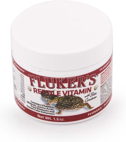 Fluker's Repta Vitamin powder bottle for reptile health