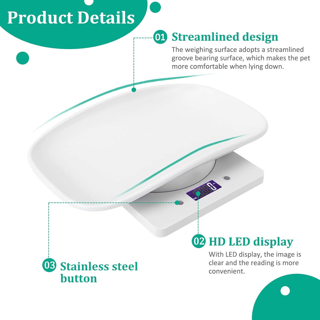 DWSFADA multi function scale lifestyle view measuring pet food portioning for health management.