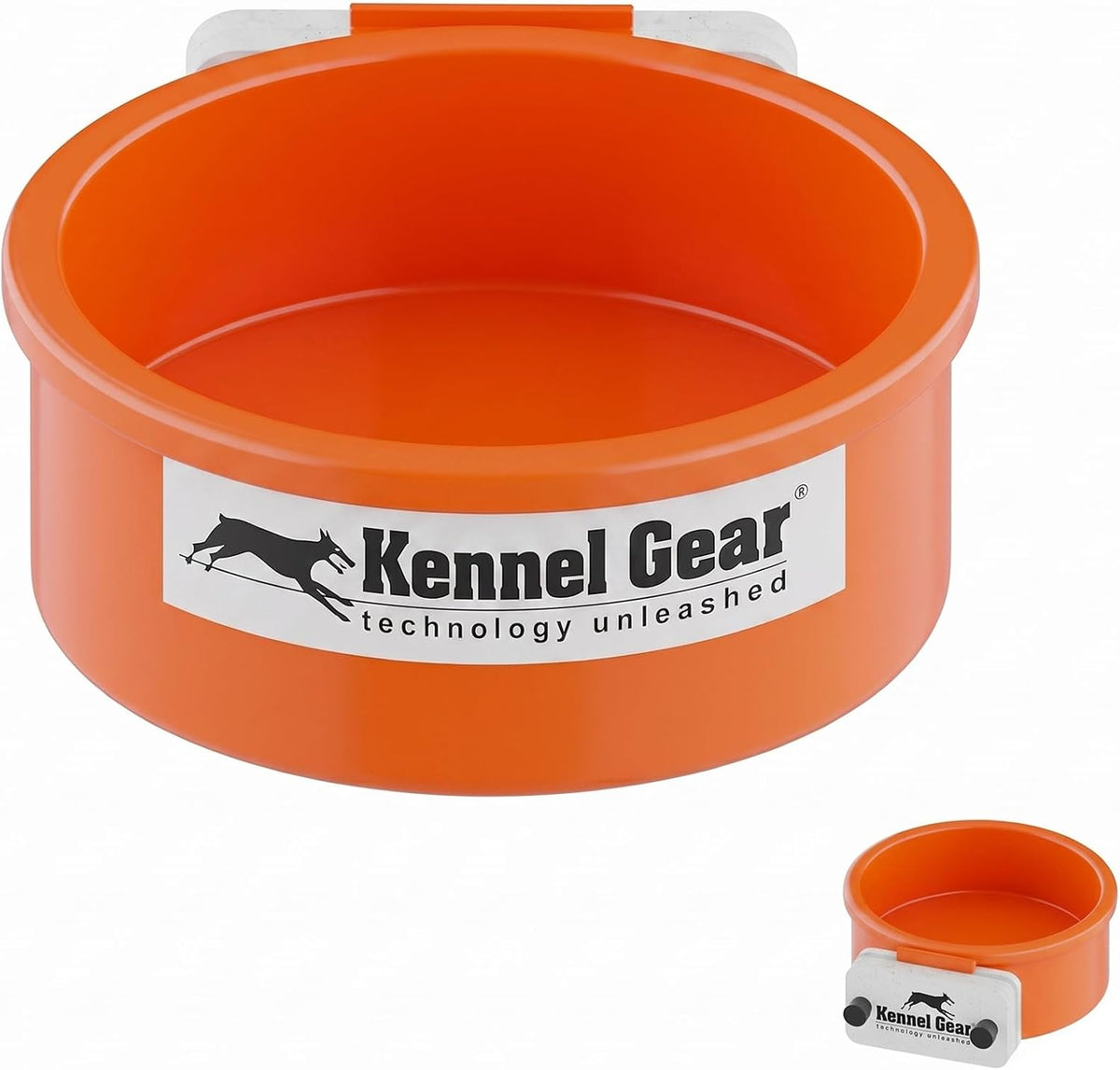 Dog Crate Water Bowl No Spill, 20oz Food-Grade Polypropylene Feeder, Secure Crate Mount with Covered Parts, Travel-Ready & Easy to Clean (Grey) - Image 14