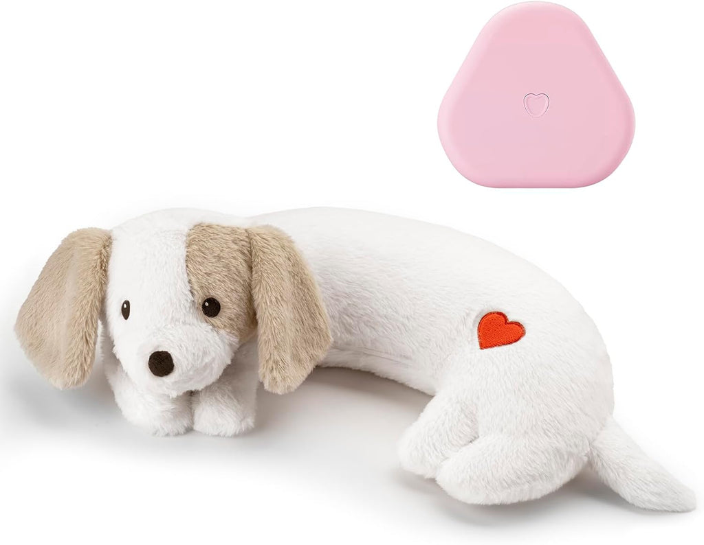 Moropaky Heartbeat Toy Puppy Heartbeat Stuffed Animal Heartbeat Plush Toy for Puppy, Dog Heartbeat Toy for Pet Anxiety Relief Behavioral Sleep Aid Crate Kennel Training Puppy Cuddly Comfort Toy... - Image 10