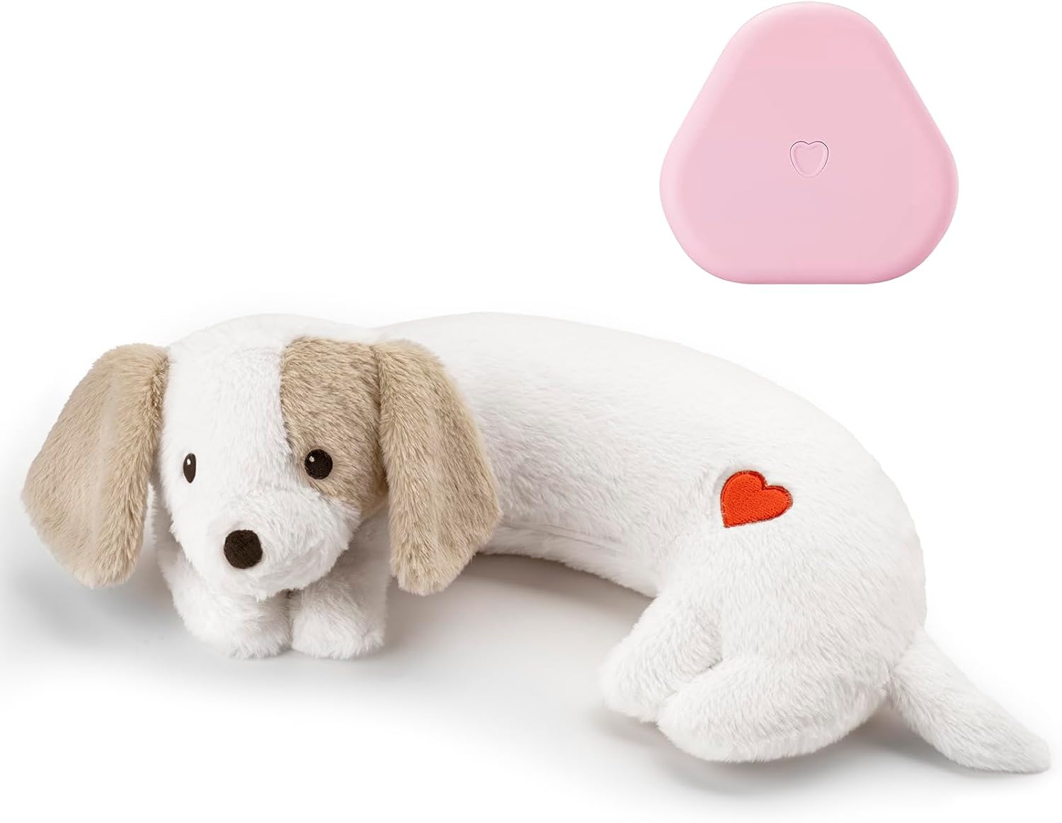 Moropaky Heartbeat Toy Puppy Heartbeat Stuffed Animal Heartbeat Plush Toy for Puppy, Dog Heartbeat Toy for Pet Anxiety Relief Behavioral Sleep Aid Crate Kennel Training Puppy Cuddly Comfort Toy... - Image 10