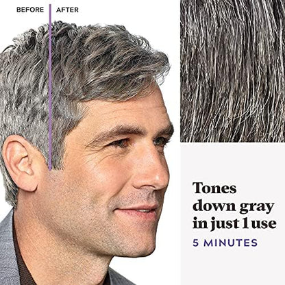 Close up of the pre-mixed tube and built-in comb applicator included in the Just For Men hair color kit.
