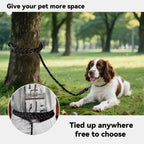 Reflective long line dog lead with zinc alloy swivel hook close up