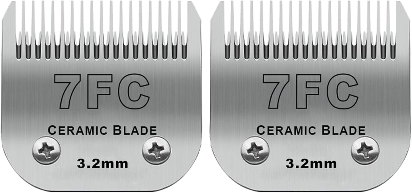Detachable Pet Dog Grooming Clipper Ceramic Blade,Compatible with Andis Size 10 Cut Length 1/16"(1.5mm),Compatible with Oster A5,Wahl KM10 Series Clippers - Image 11