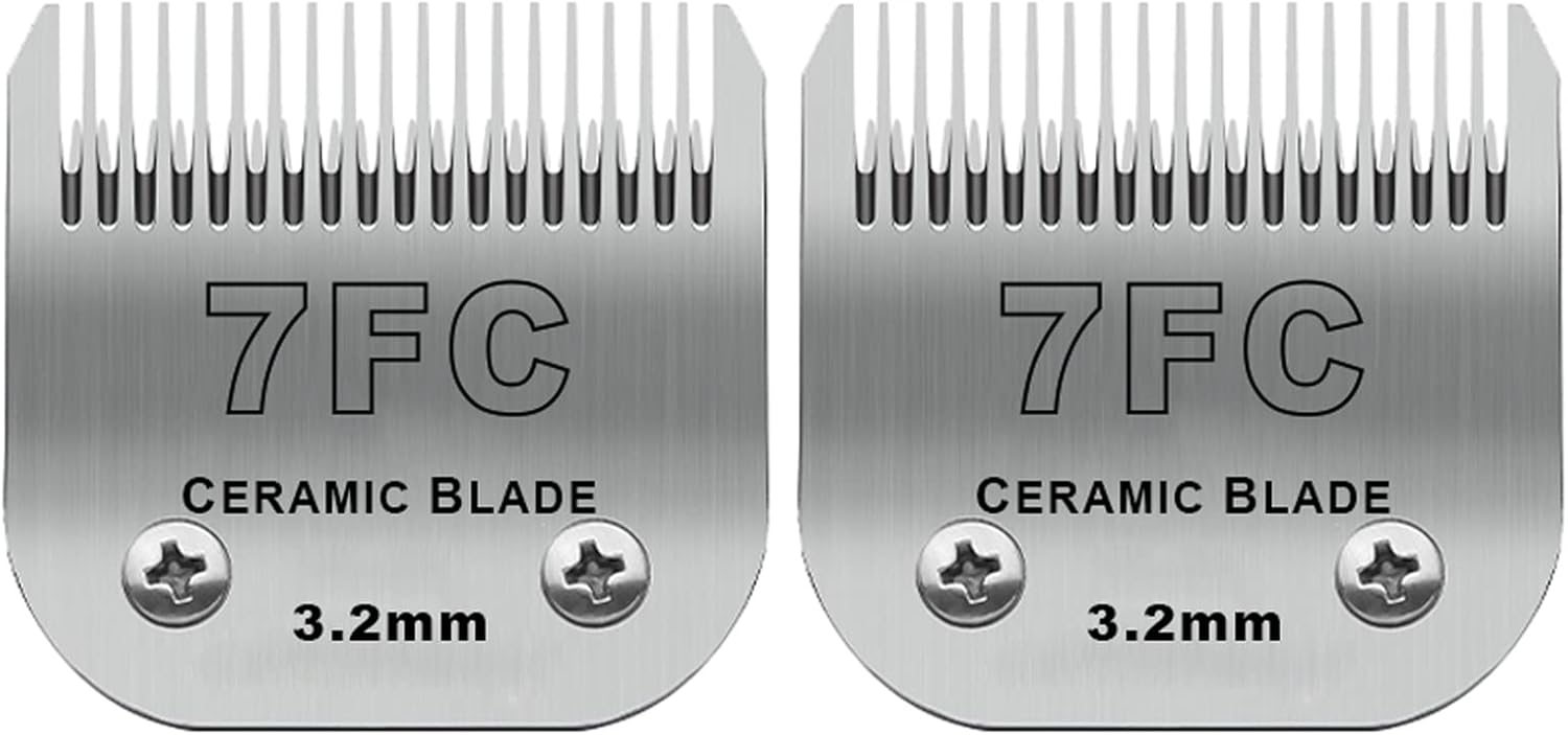Detachable Pet Dog Grooming Clipper Ceramic Blade,Compatible with Andis Size 10 Cut Length 1/16"(1.5mm),Compatible with Oster A5,Wahl KM10 Series Clippers - Image 11