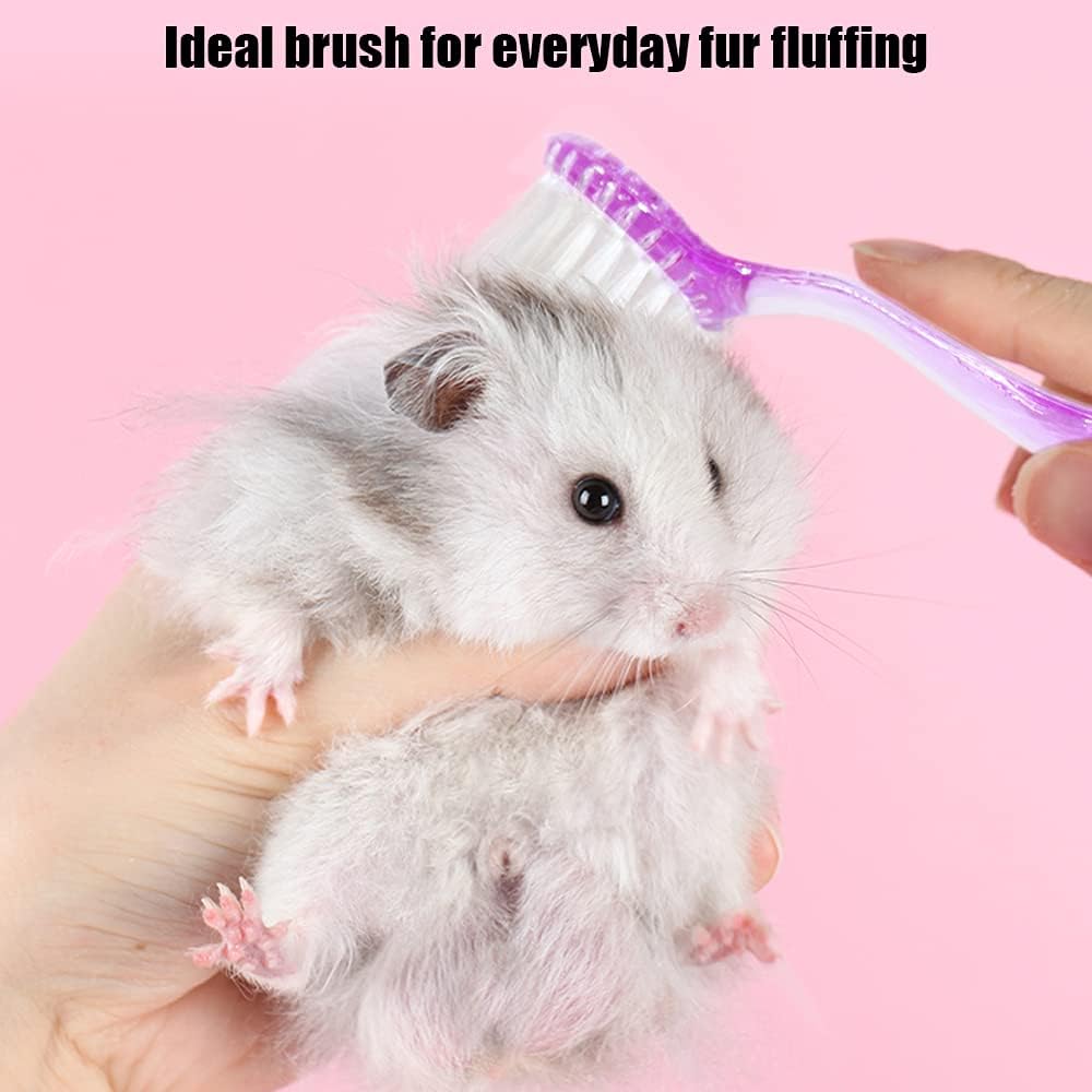 WOLEDOE hedgehog cleaning supply brush set with transparent protective lid
