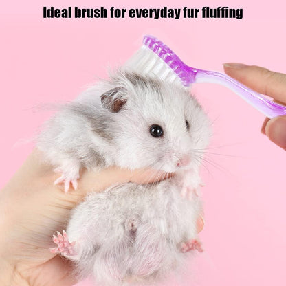 WOLEDOE hedgehog cleaning supply brush set with transparent protective lid