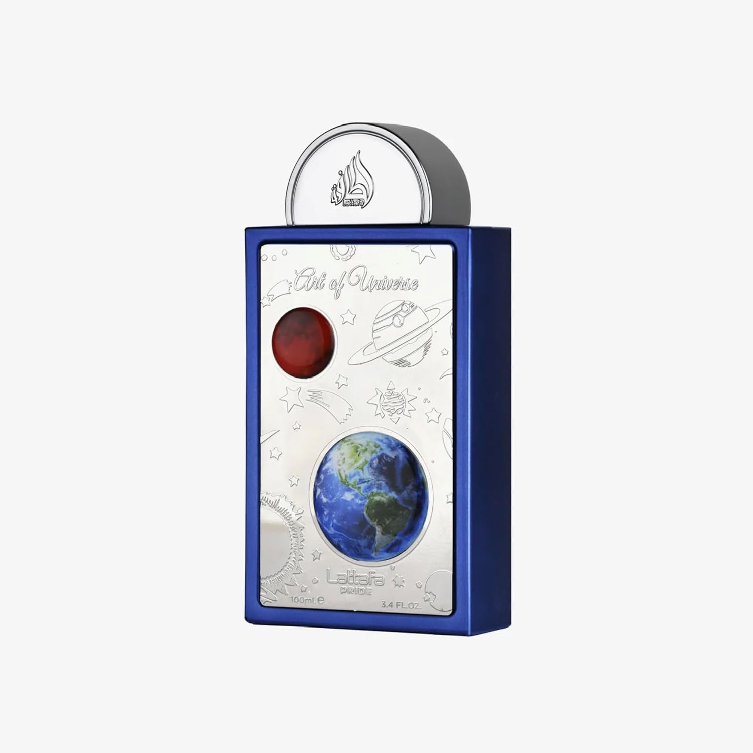 Lattafa Pride Art of Universe unisex perfume front view authentic packaging