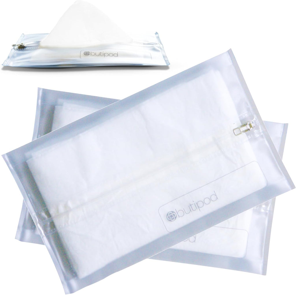 The Buti-Bag Co Butipods Reusable Travel Wipes Case set front view