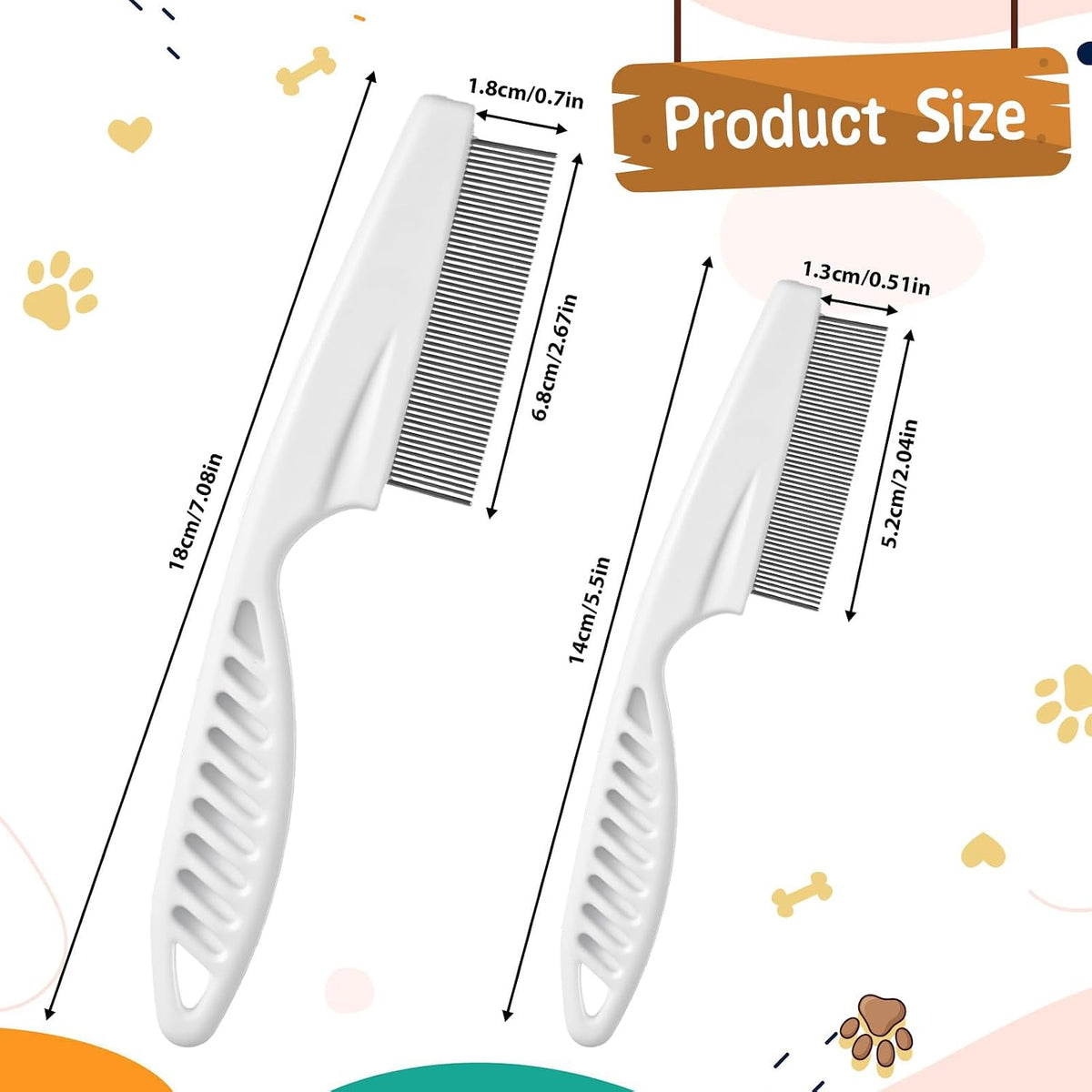 Eldraqth pet lice brusher close up highlighting fine grooming teeth