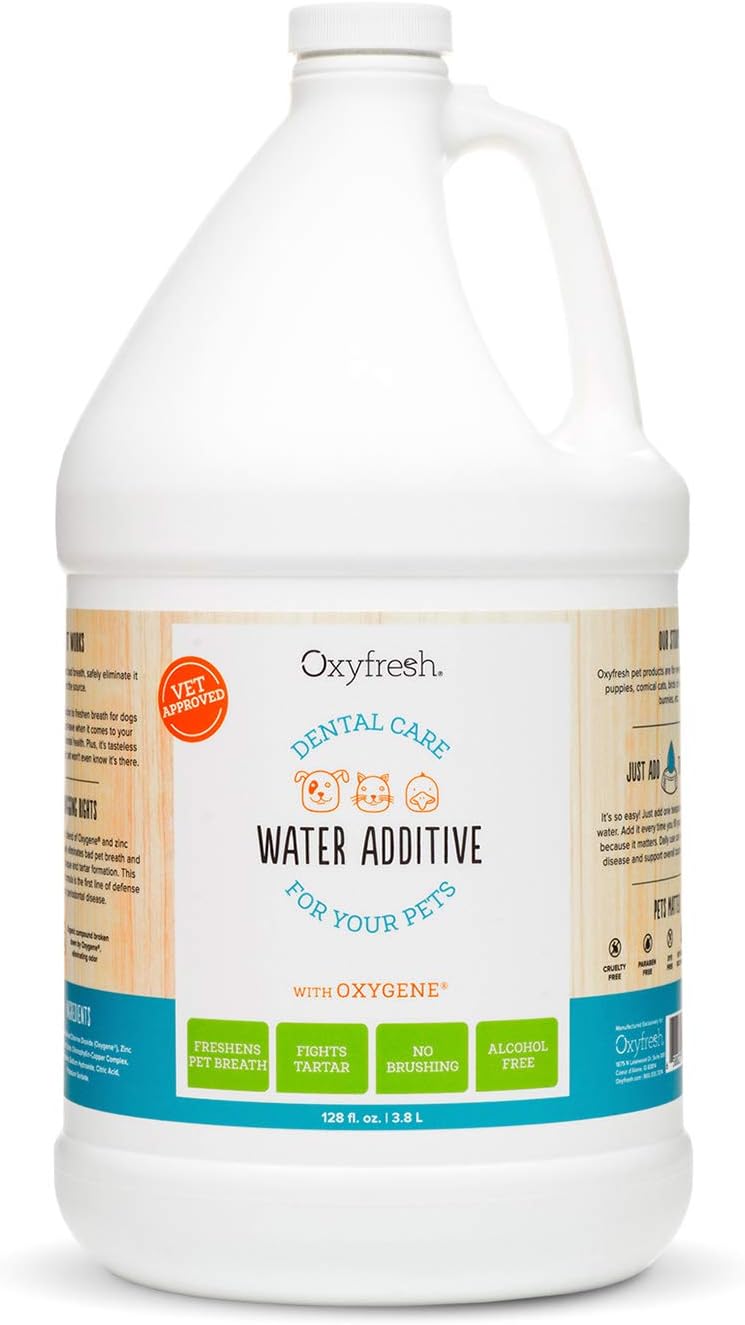 Oxyfresh Premium Pet Dental Care Solution Pet Water Additive: Best Way to Eliminate Bad Dog Breath and Cat Bad Breath - Fights Tartar & Plaque - So Easy, Just Add to Water! Vet Recommended 16 oz. - Image 11