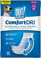 Out! PetCare Disposable Dog Diapers Male, Puppy Belly Band, Potty Training, Doggie Diapers, Belly Bands for Male Dogs, Puppy Training, Incontinence, (XS/S, 32ct) - Image 11