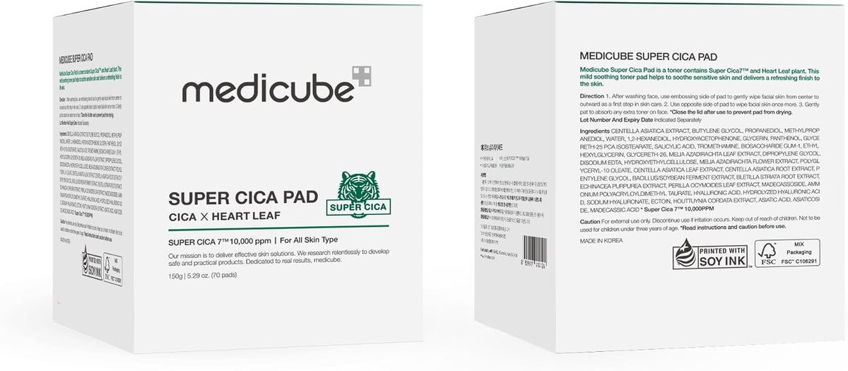 Medicube Super Cica 70 pads jar lifestyle setting