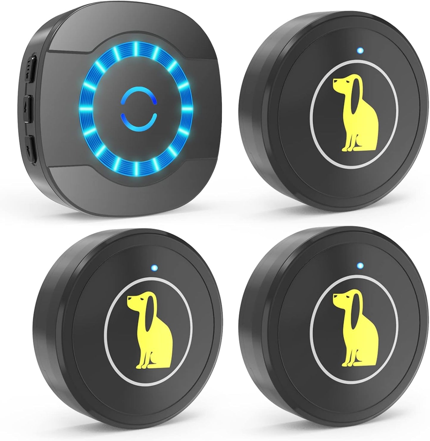 Lalolee smart doorbell for puppy training black color