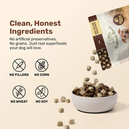 Badlands Ranch high protein freeze dried dog reward treats for training