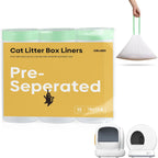 150 Tear-free Count Cat litter bags Liners Only Compatible with MW-SC01 MW-SC02 Meow Self-cleaning Cat Litter Box,Leak-proof 18" x 12.6" - Image 11