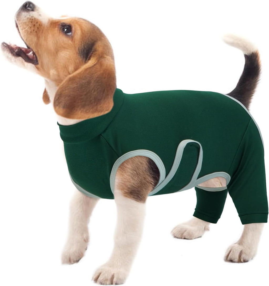 Kuoser Dog Surgery Recovery Suit, Professional Dog Surgical Suit for Back Legs, Soft Dogs Recovery Sleeve to Prevent Licking Biting Wounds, Dogs Onesie After Surgery Elbow Protector, Blue 2XL - Image 10